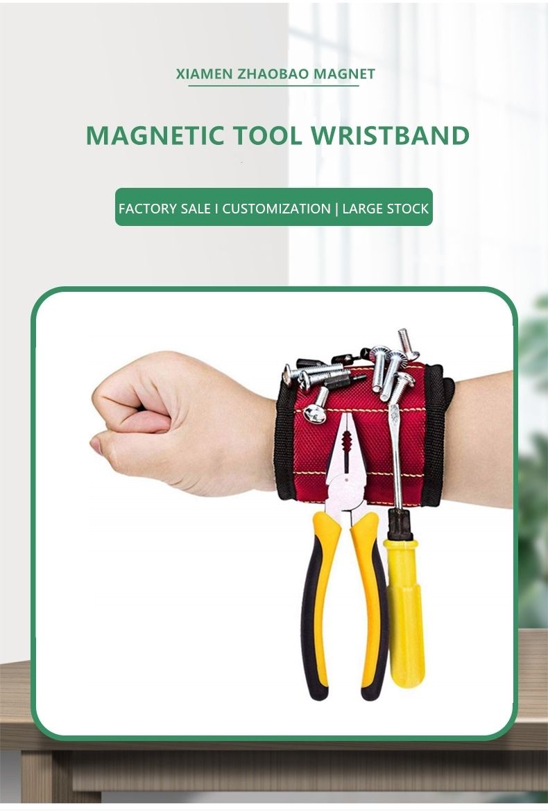 Magnetic Wristband for Holding Screws01