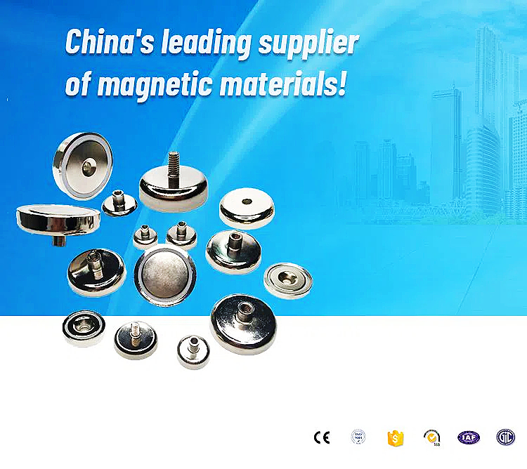 high quality round permanent neodymium pot magnet01