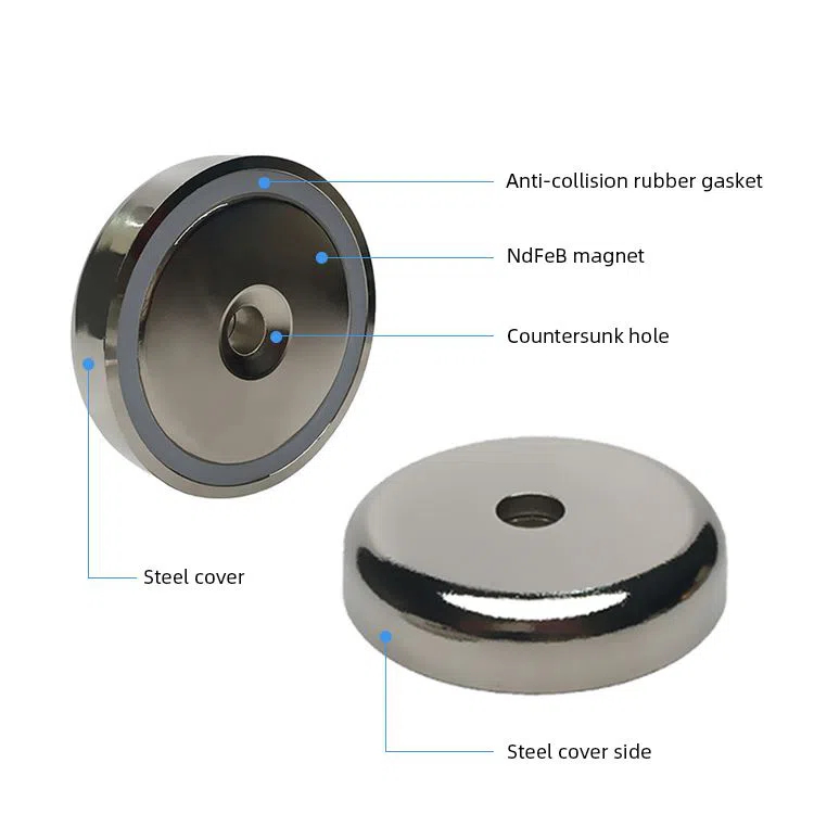 high quality round permanent neodymium pot magnet03